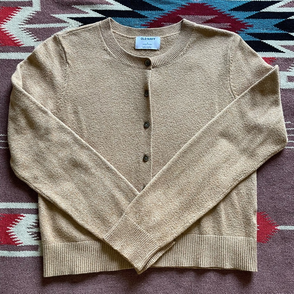 Cozy Old Navy Women's Beige Cardigan